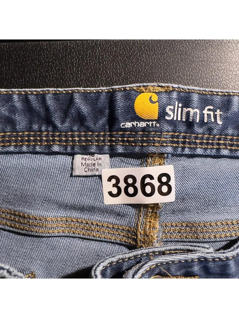 Carhartt Slim Fit Jeans Kids Size 18 Regular Blue
